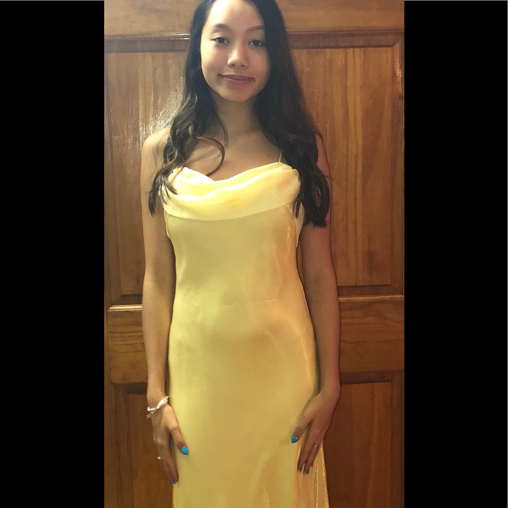 Yellow prom dress